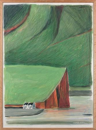 Deux maisons au pied de la falaise by Dominique Corbasson - Auction record, sale price, and art valuation. Compare with similar artists and explore comparable artworks.