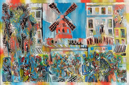 The Red Mill. by Vytautas Kasiulis - Auction record, sale price, and art valuation. Compare with similar artists and explore comparable artworks.