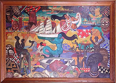 Sample artwork by Raymond Dierickx (1904 - 1978), known for expressionist style painting, teaching - View similar artists and auction records