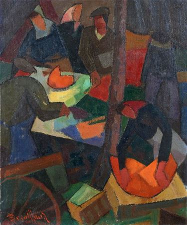 At the market by Andre Breuillaud - Auction record, sale price, and art valuation. Compare with similar artists and explore comparable artworks.