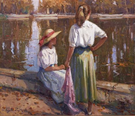 By a Lake in Madrid