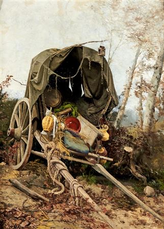 An Abandoned Wagon