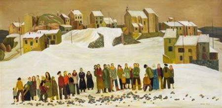 Portrait d'un village sous la neige by Max Savy - Auction record, sale price, and art valuation. Compare with similar artists and explore comparable artworks.