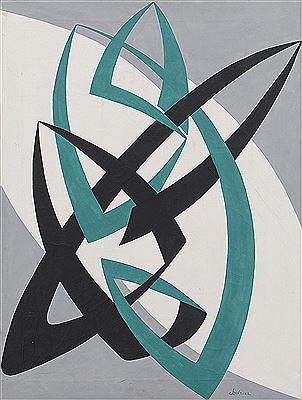 Composizione, 1951 by Ferdinando Chevrier - Auction record, sale price, and art valuation. Compare with similar artists and explore comparable artworks.