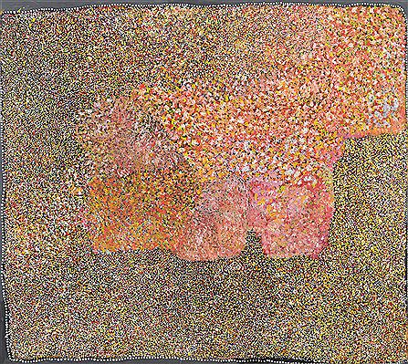 Sample artwork by Lily Sandover Kngwarreye (1937 - 2002), known for painting, prints, batik - View similar artists and auction records