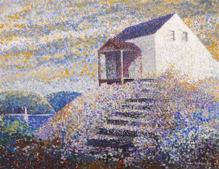 ''Puget Sound House'' 1974 by May Warner Marshall - Auction record, sale price, and art valuation. Compare with similar artists and explore comparable artworks.