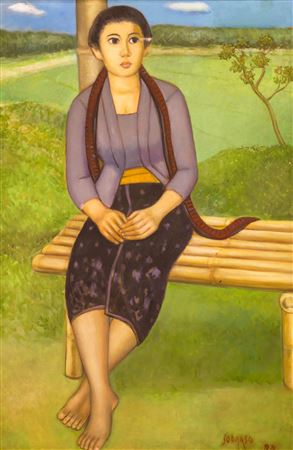 ''Seated Girl'' 1998