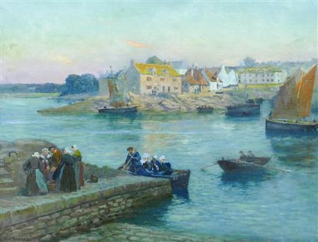 ''Harbor Scene''