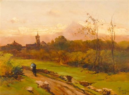 ''Italian Landscape'' 1916