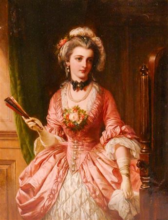 ''Preparing for the Ball'' 1863