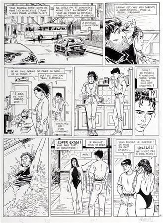 Sample artwork by Jean Charles Kraehn (Born 1955), known for comics - View similar artists and auction records