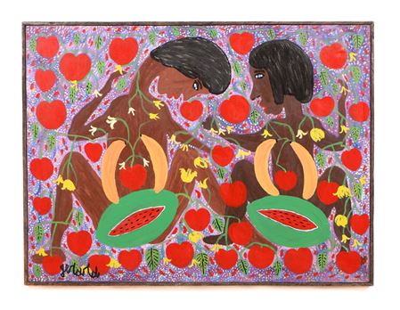 Untitled (Two Figures in a Garden)