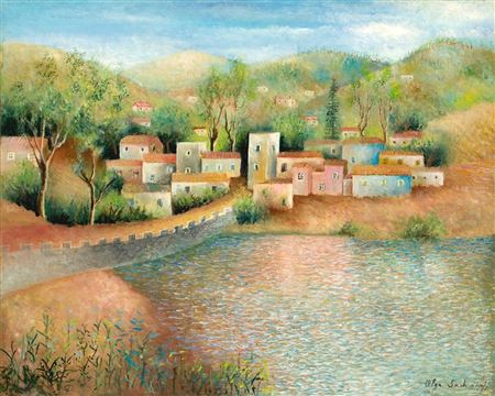 A Spanish Landscape by Olga Nikolaevna Sakharova - Auction record, sale price, and art valuation. Compare with similar artists and explore comparable artworks.