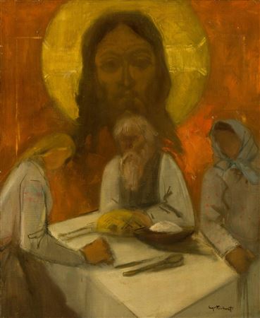 The Peasant Meal by Serge Kislakoff - Auction record, sale price, and art valuation. Compare with similar artists and explore comparable artworks.