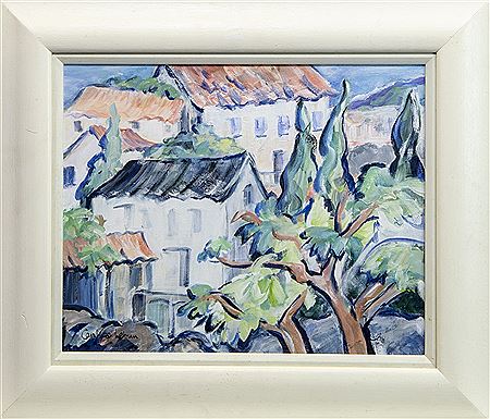 Sample artwork by Caroline Leburn (Born 1952), known for painting - View similar artists and auction records