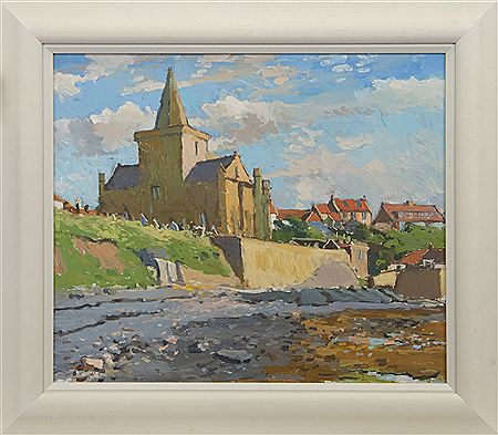Sample artwork by Douglas Lennox (Born 1948), known for landscape painting - View similar artists and auction records