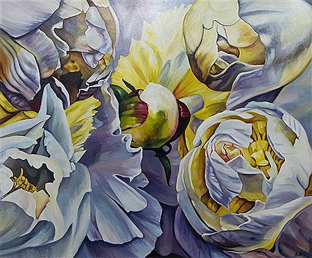 BUDDING BLOOMS by Greer Ralston - Auction record, sale price, and art valuation. Compare with similar artists and explore comparable artworks.