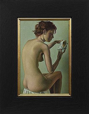Girl with a seashell by James Macdonald - Auction record, sale price, and art valuation. Compare with similar artists and explore comparable artworks.
