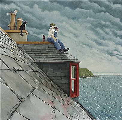 Tea Break, Gardenstown by Vicky Mount - Auction record, sale price, and art valuation. Compare with similar artists and explore comparable artworks.