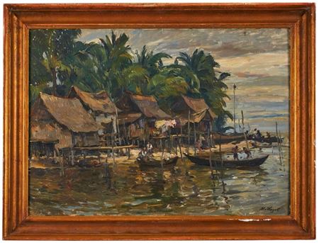 "Malay Pile Dwelling Village"