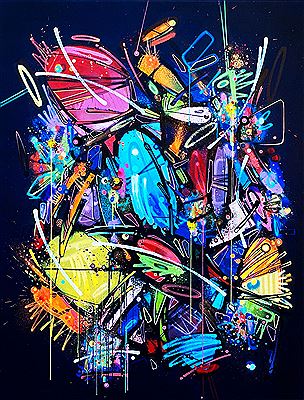 Sample artwork by Medra (Born 1972), known for painting - View similar artists and auction records