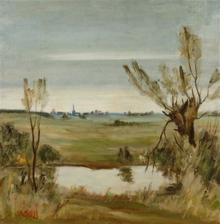 TÜMPEL BEI LEIPZIG by Walter Bodenthal - Auction record, sale price, and art valuation. Compare with similar artists and explore comparable artworks.