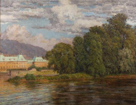 SCHLOSS PILLNITZ by Emil Gustav Adolf Glockner - Auction record, sale price, and art valuation. Compare with similar artists and explore comparable artworks.