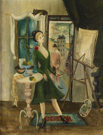 PORTRAIT FRAU VON WAETJEN