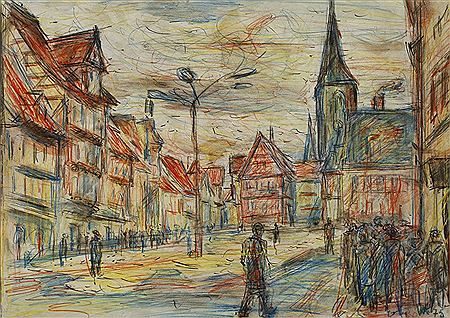 Quedlinburg by Waldo Kohler - Auction record, sale price, and art valuation. Compare with similar artists and explore comparable artworks.