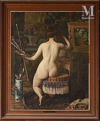 Repos du modèle (1895) by Nikolaï Dmitrievich Kuznetsov - Auction record, sale price, and art valuation. Compare with similar artists and explore comparable artworks.