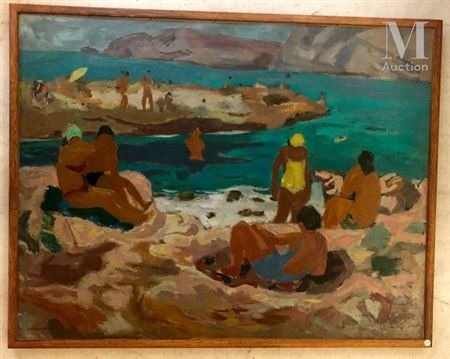 L'heure du bain, Javea by Lucien Raoul Jean Martial - Auction record, sale price, and art valuation. Compare with similar artists and explore comparable artworks.