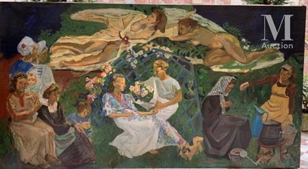 Sample artwork by Pierre Eugène Clairin (1897 - 1980), known for painting - View similar artists and auction records