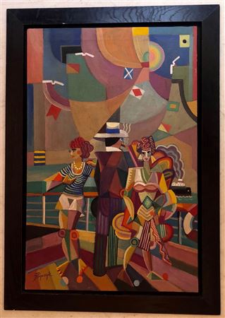 Personnages by Joseph Popczyk - Auction record, sale price, and art valuation. Compare with similar artists and explore comparable artworks.