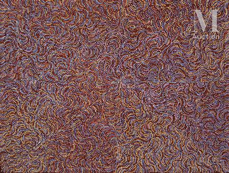 Untitled, 2019 by Genevieve Loy Kemarre - Auction record, sale price, and art valuation. Compare with similar artists and explore comparable artworks.