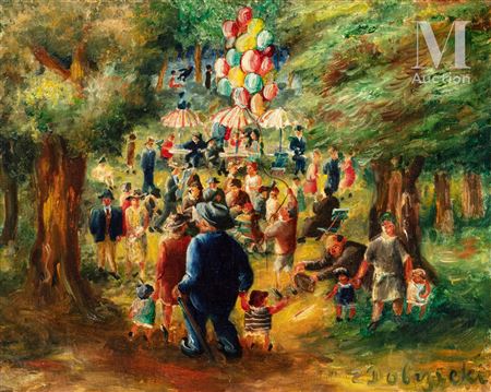 La fête dans le bois by Zygmunt Dobrzycki - Auction record, sale price, and art valuation. Compare with similar artists and explore comparable artworks.