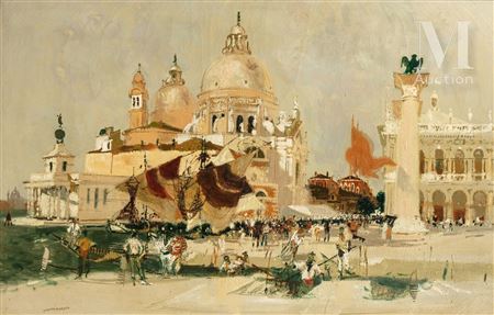 Venise, La Salute aux voiliers by Lucien Joseph Fontanarosa - Auction record, sale price, and art valuation. Compare with similar artists and explore comparable artworks.