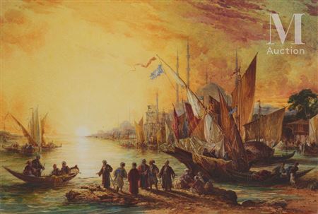 On the banks of the Bosphorus, Constantinople