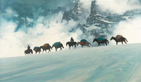 Sample artwork by Ty Barhaug (Born 1963), known for landscape, animal, wildlife, still-life painting - View similar artists and auction records