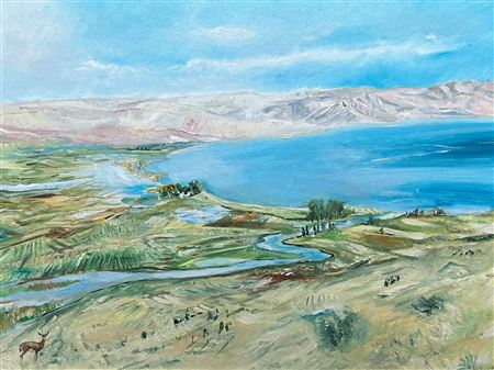 Kinnereth landscape by Ofra Friedland - Auction record, sale price, and art valuation. Compare with similar artists and explore comparable artworks.