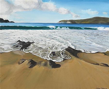 View from Stoney Beach, Barleycove (2020)