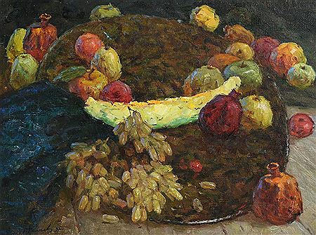 Still Life - Melon and Grapes (1996)