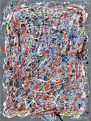 Pollock Underground by David Wilson - Auction record, sale price, and art valuation. Compare with similar artists and explore comparable artworks.