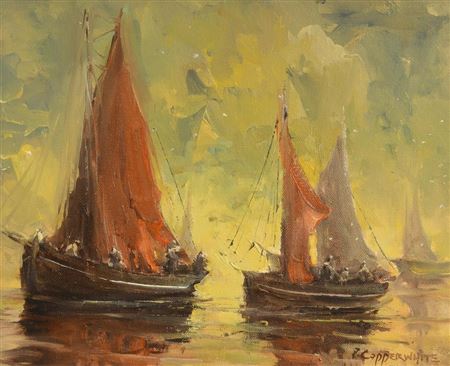 Sample artwork by Patrick Copperwhite (Born 1935), known for painting, landscape, portrait - View similar artists and auction records