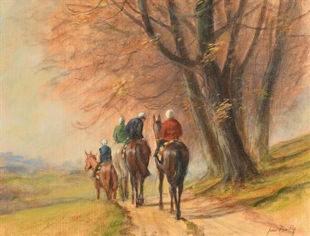 Early Morning Work Out by June Brilly - Auction record, sale price, and art valuation. Compare with similar artists and explore comparable artworks.