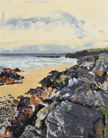 Near Ballyconneely Golf Club, Galway by Dorothee Roberts - Auction record, sale price, and art valuation. Compare with similar artists and explore comparable artworks.