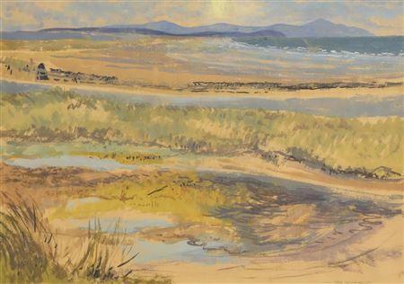 Sample artwork by Bea (Beatrice) Esther Orpen (1913 - 1980), known for abstract landscape and portrait painting, graphic and decorative design, teaching - View similar artists and auction records