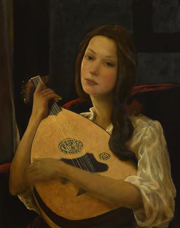 Girl with Mandolin