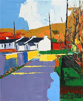 Sample artwork by Dennis Orme Shaw (Born 1944), known for painting - View similar artists and auction records