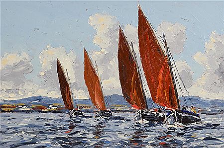 Galway Hookers, Carraroe Bay, Galway
