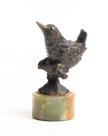 Bird on a Branch by Maura Earley - Auction record, sale price, and art valuation. Compare with similar artists and explore comparable artworks.